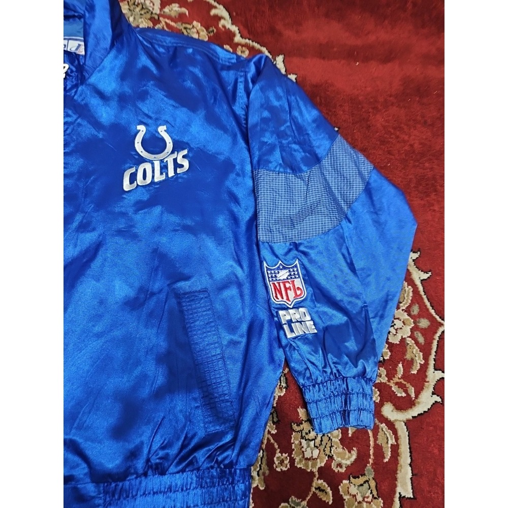 Vintage NFL Pro Line Logo Athletic Indianapolis Colts Jacket Coat Men's Size XL - Picture 2 of 7